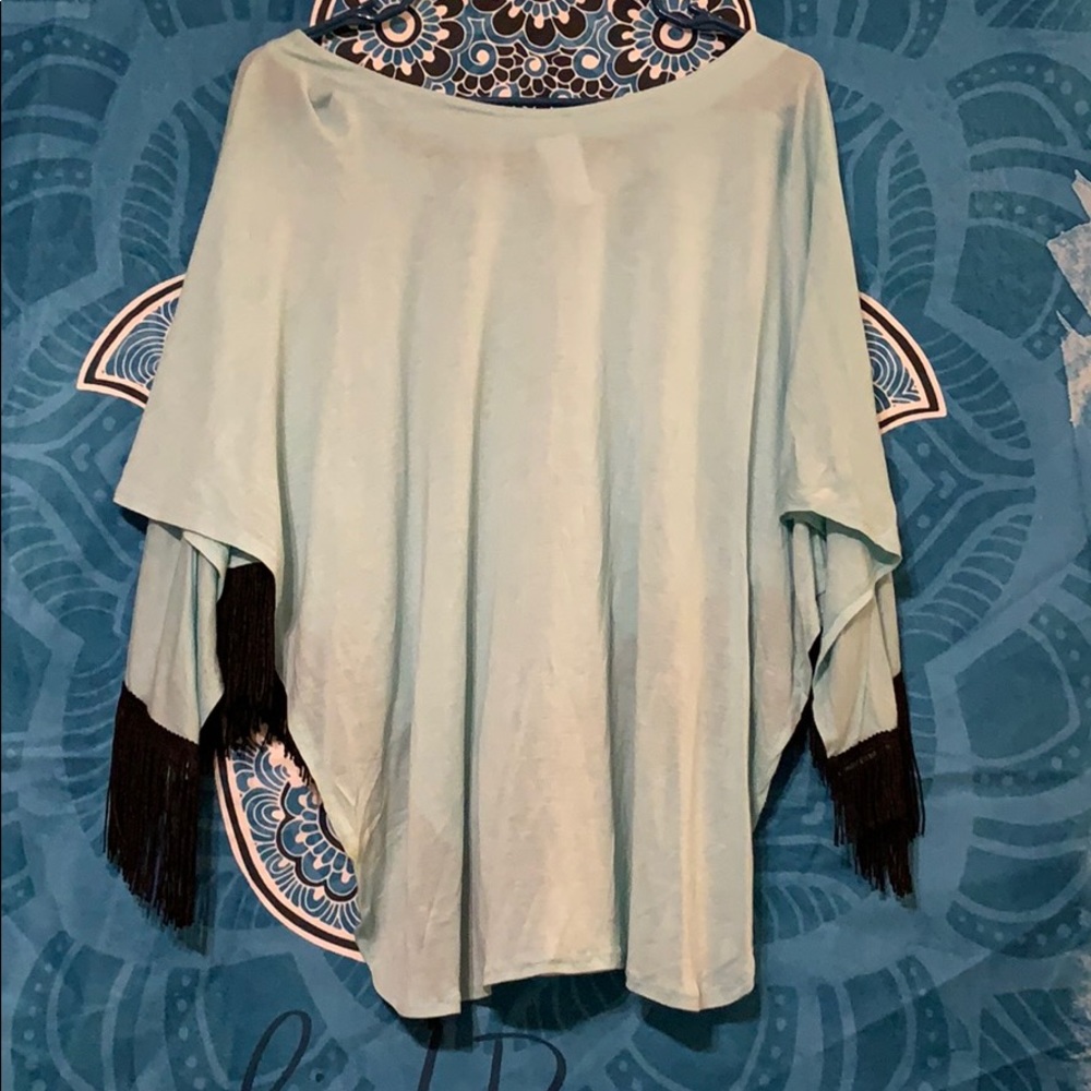 Turquoise shawl - Picture 2 of 2